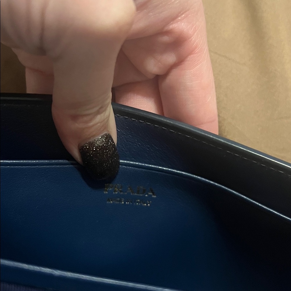 Prada Dark Blue Crossbody Bag - Picture 6 of 8